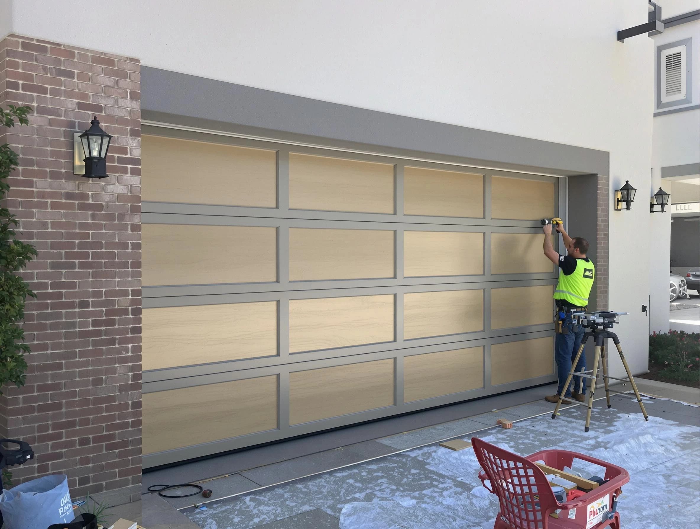 Garage door replacement service by Dedham Garage Door Repair in Dedham
