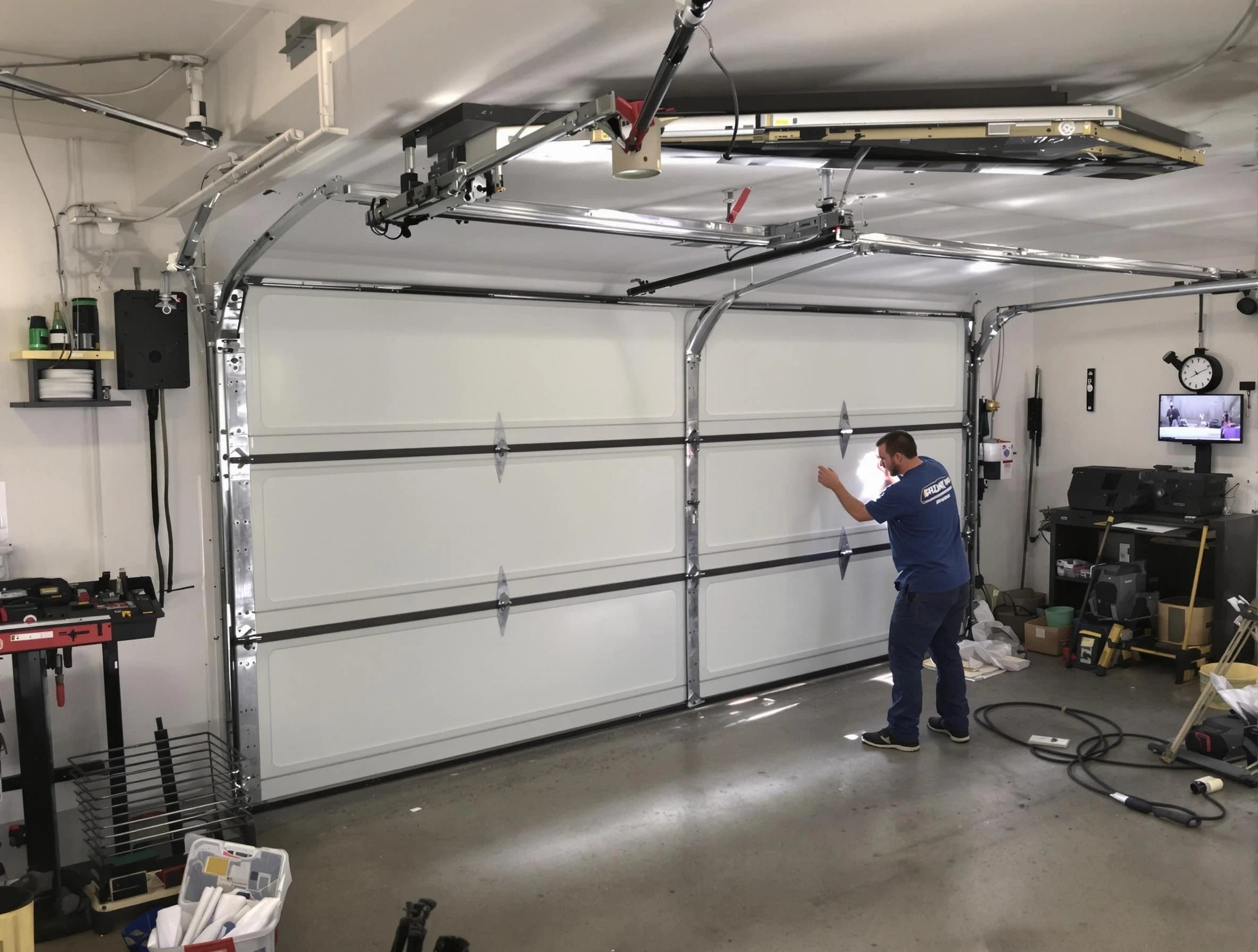 Professional garage door repair service by Dedham Garage Door Repair in Dedham