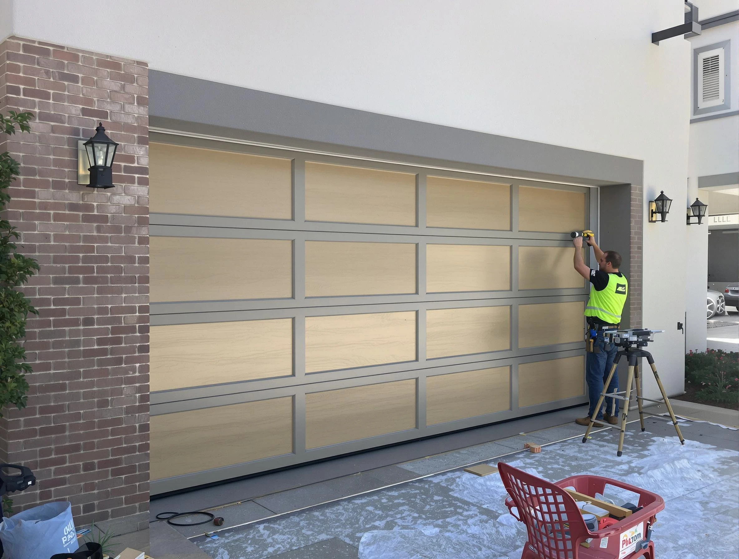 Garage door replacement service by Dedham Garage Door Repair in Dedham