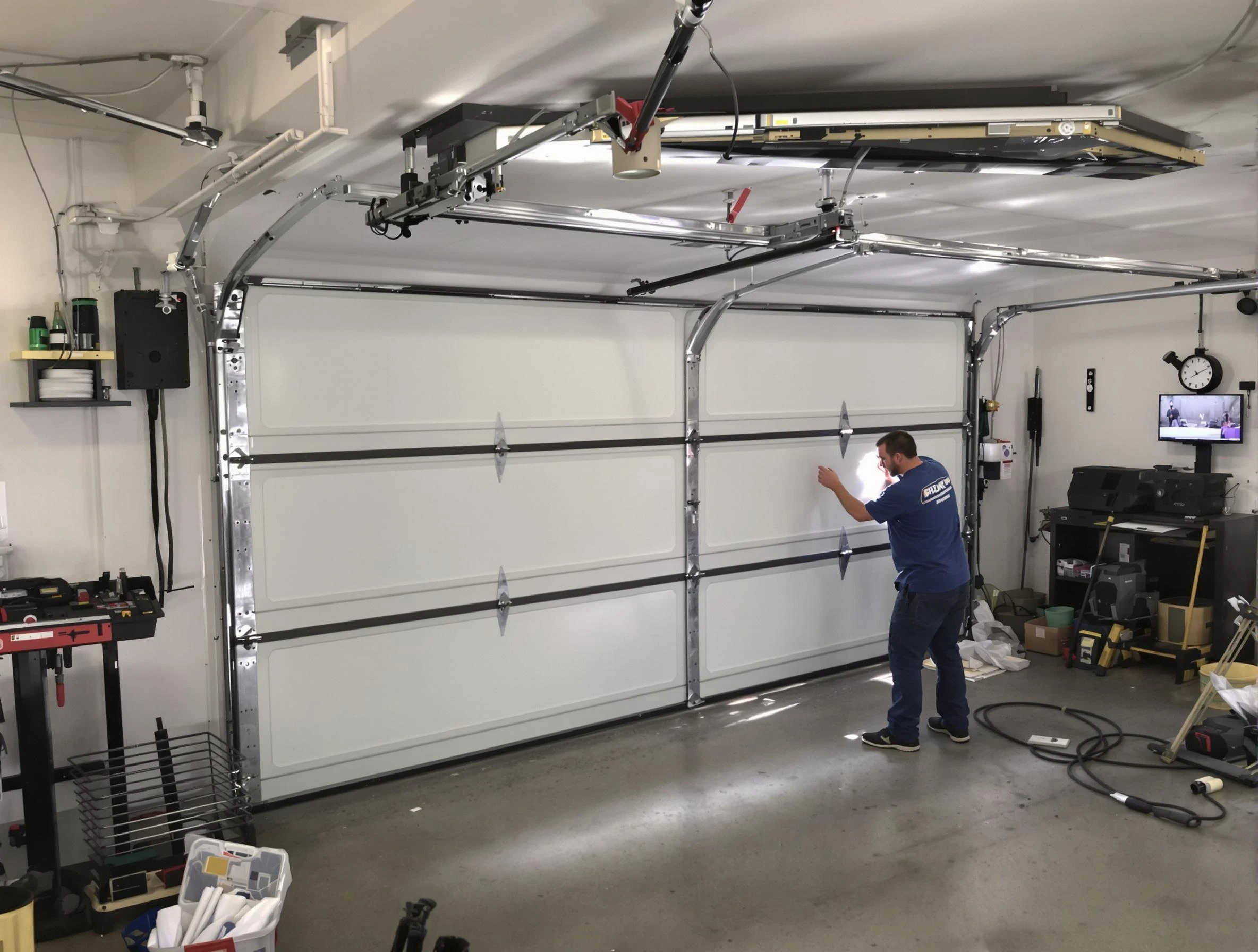 Professional garage door repair service by Dedham Garage Door Repair in Dedham