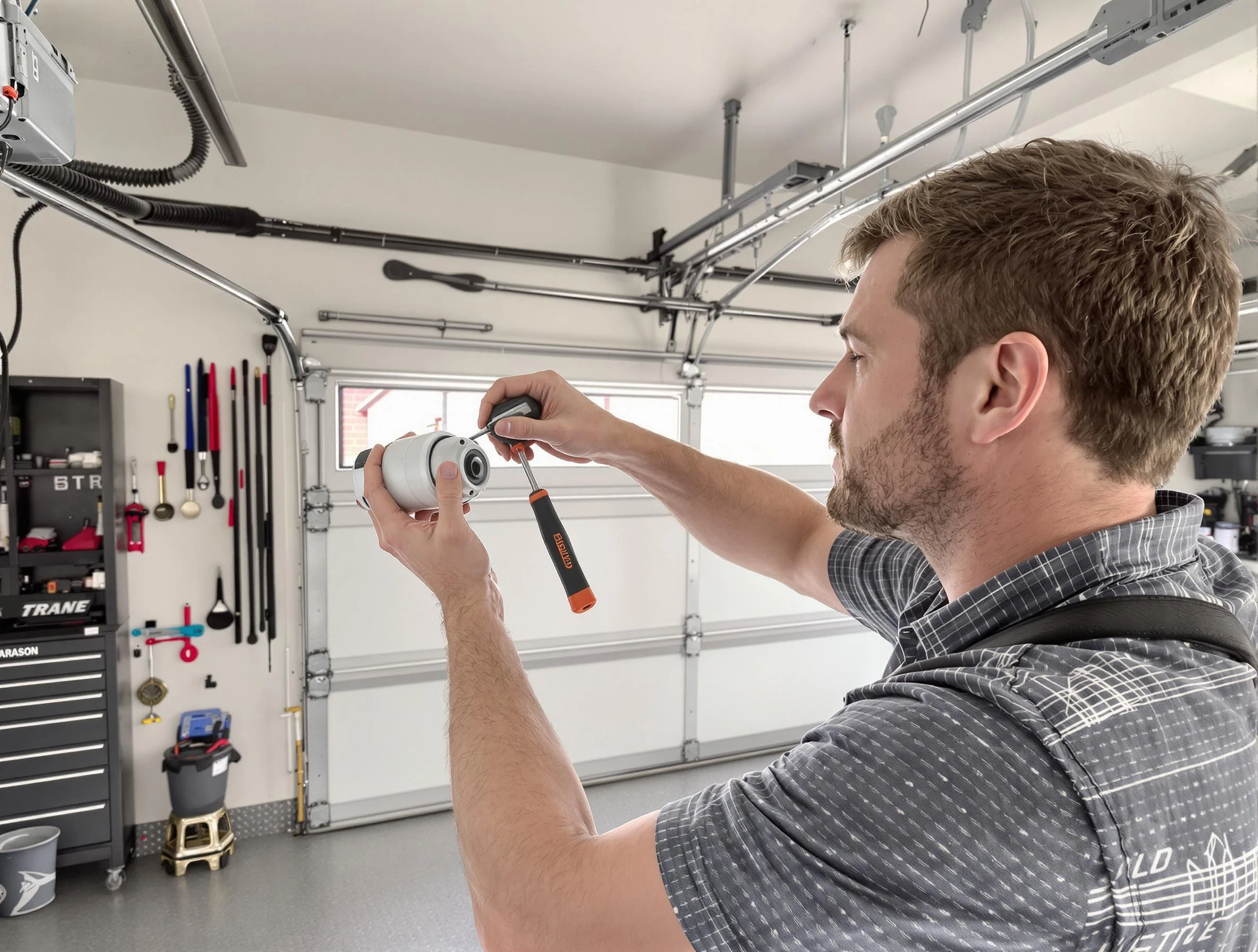 Garage door opener repair service by Dedham Garage Door Repair in Dedham